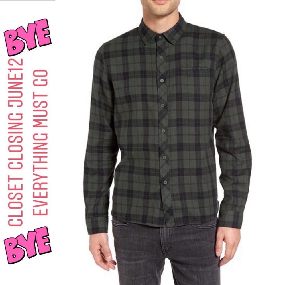 NATIVE YOUTH CHECK FLANNEL PLAID SHIRT